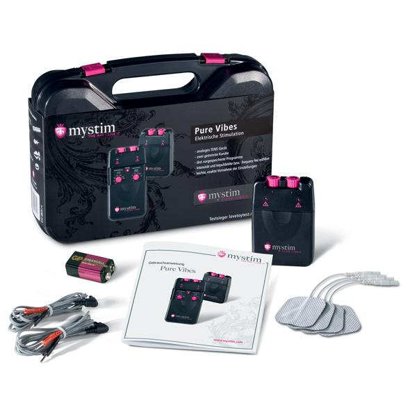 Mystim Elektro sex - Pure Vibes E-Stim analogová jednotka