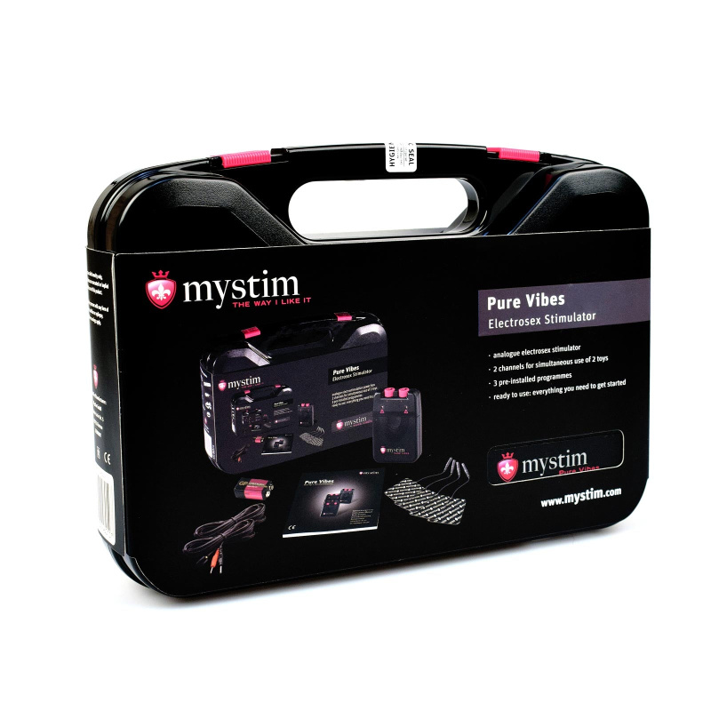 Mystim Elektro sex - Pure Vibes E-Stim analogová jednotka