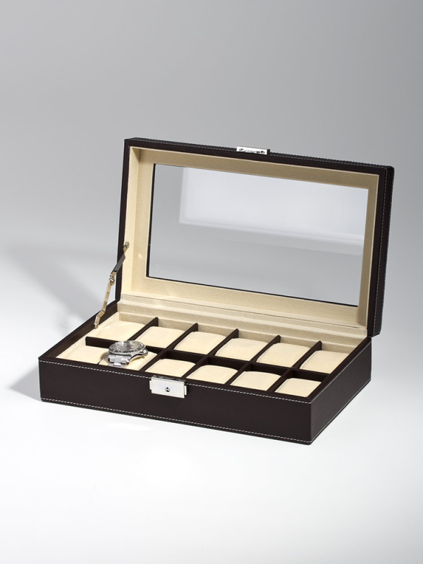 Rothenschild RS-1098-12DBR box na hodinky a šperky