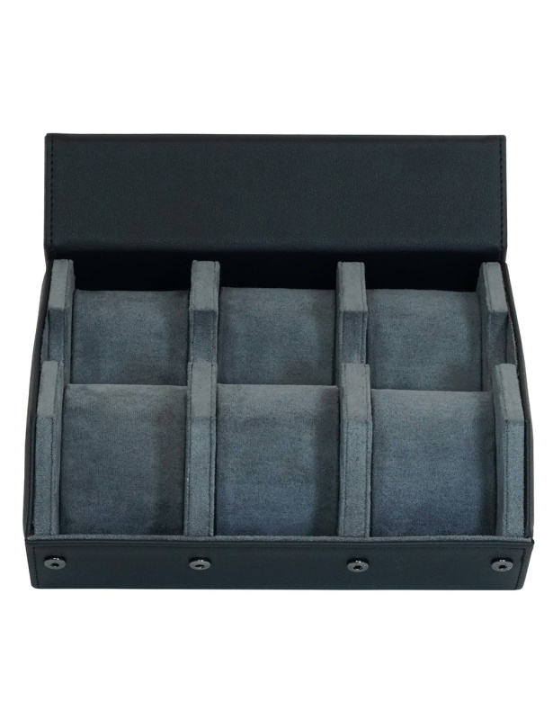 Rothenschild RS-3178-6-BL-GY en Aufbewahrungsbox schwarz-grau