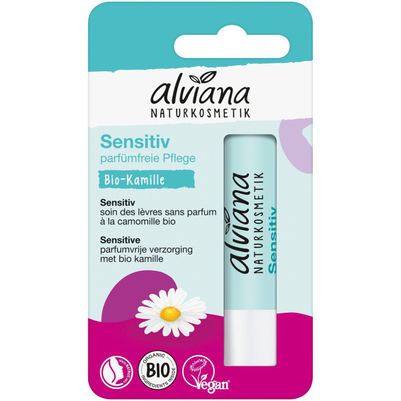 Alviana BIO Sensitiv Balzám na rty heřmánkový