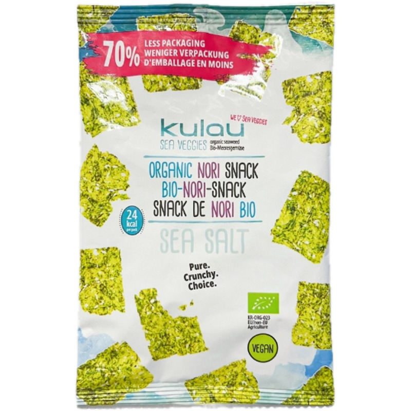 Kulau BIO NORI Snack z mořských řas