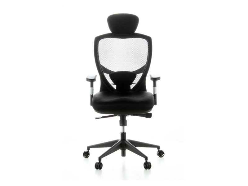 hjh Office Kancelářská židle / Šéfovské křeslo Venus Base (černá)