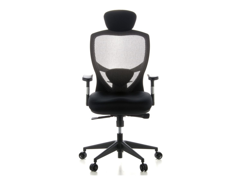 hjh Office Kancelářská židle / Šéfovské křeslo Venus Base (stříbrnošedá)