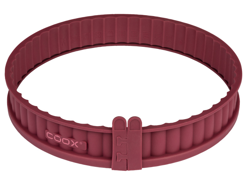 Coox Silikonová forma na koláč, Ø 26 cm (červená)