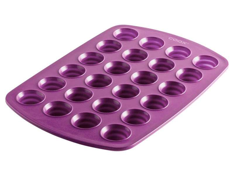 Coox Silikonová forma na muffiny (lila fialová)