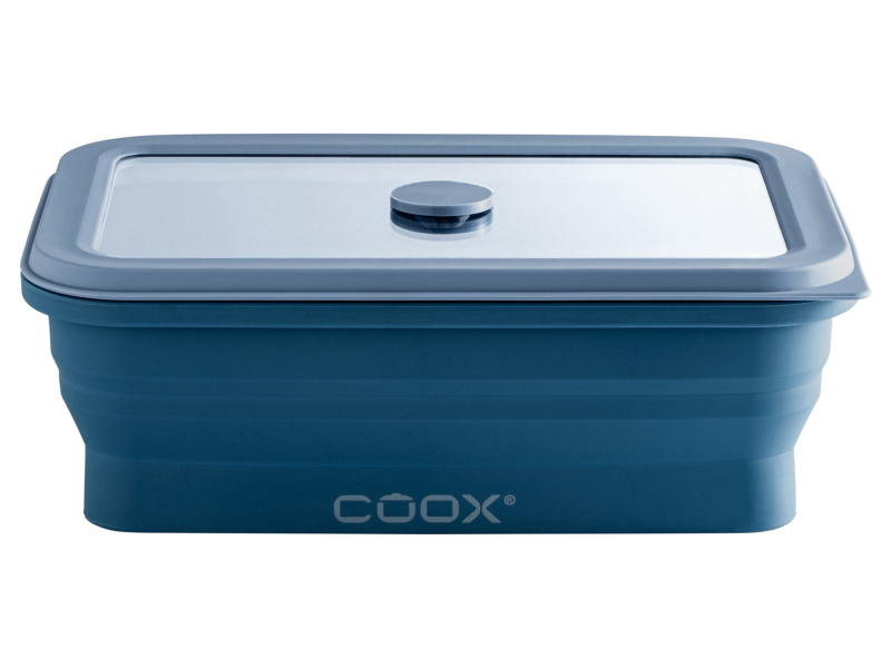 Coox Skládací potravinová dóza, 1 l (modrá)