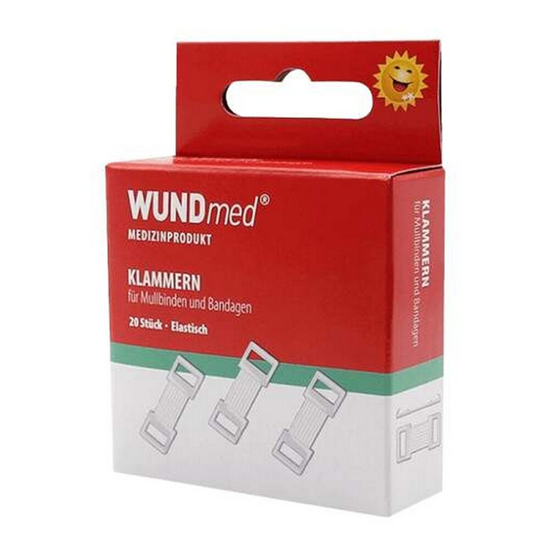 WUNDmed svorky obvazové bílé 20ks