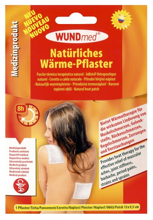 WUNDmed Hřejivá náplast 13x9,5 cm 1 ks