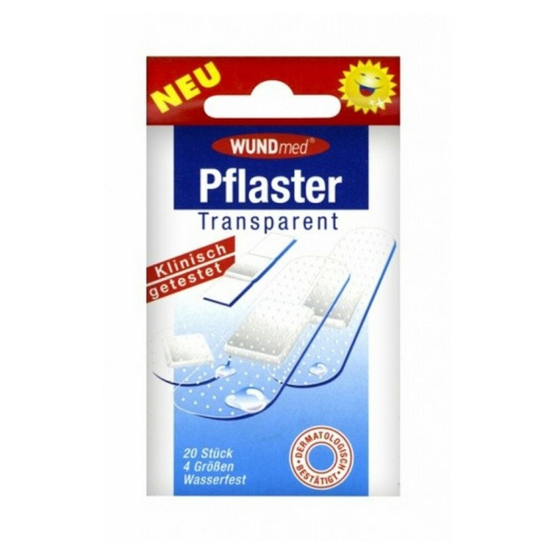 WUNDMED Transparent náplast 20 ks