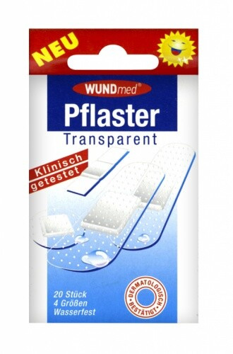 WUNDMED Transparent náplast 20 ks