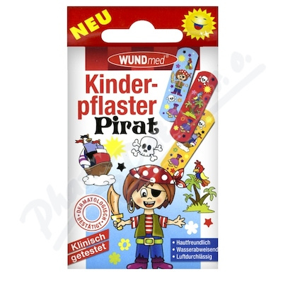 WUNDmed BOYS Piráti dětská náplast 10 ks