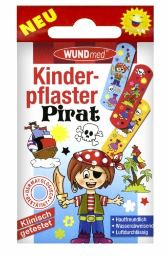 WUNDmed BOYS Piráti dětská náplast 10 ks