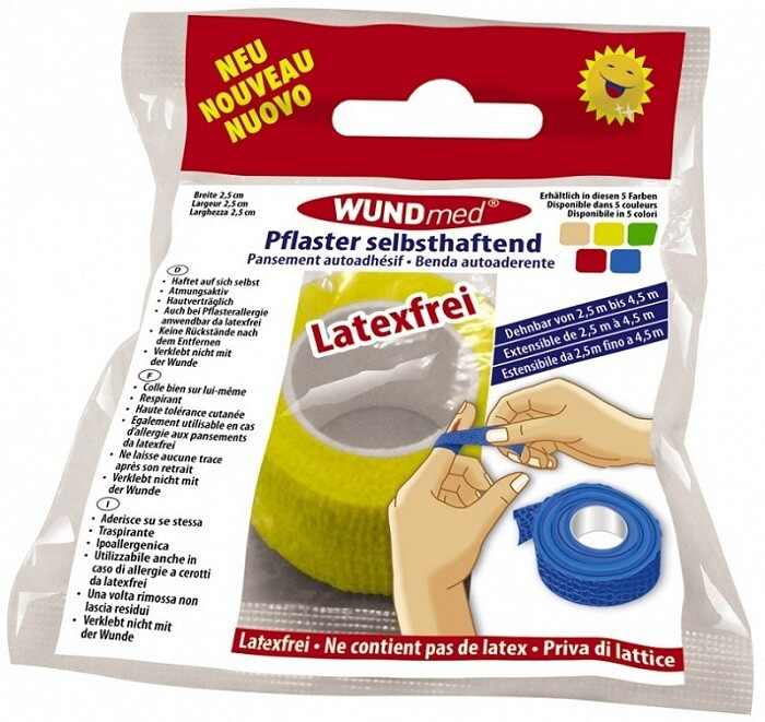 WUNDMED Samofixační kohezivní náplast  2.5 - 4.5m