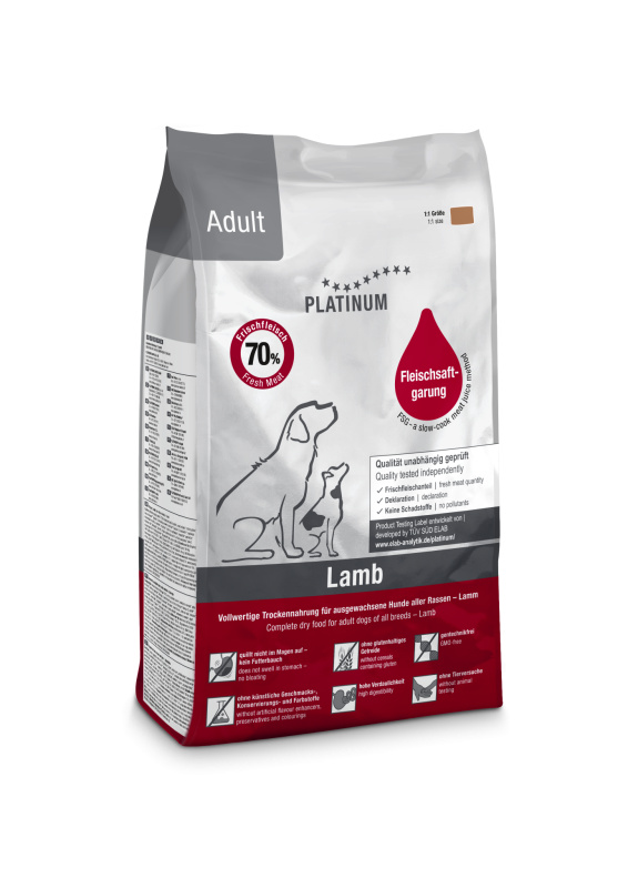 Platinum Adult Lamb & Rice 1,5 kg