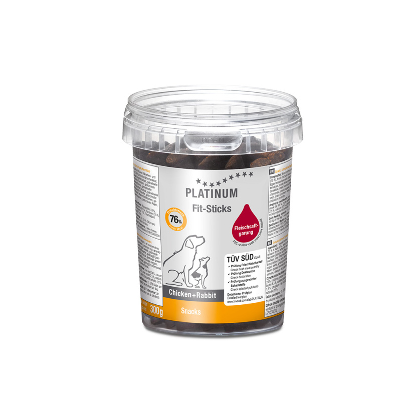 Platinum pochoutka Fit stick Rabbit 300 g
