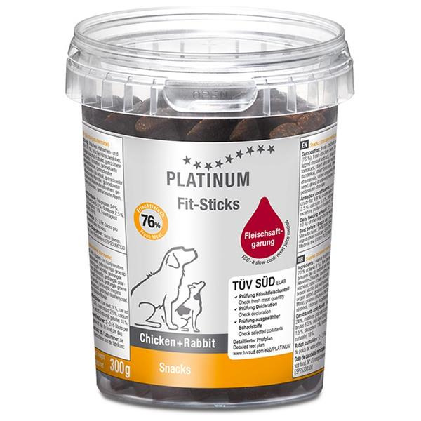 Platinum pochoutka Fit stick Rabbit 300 g