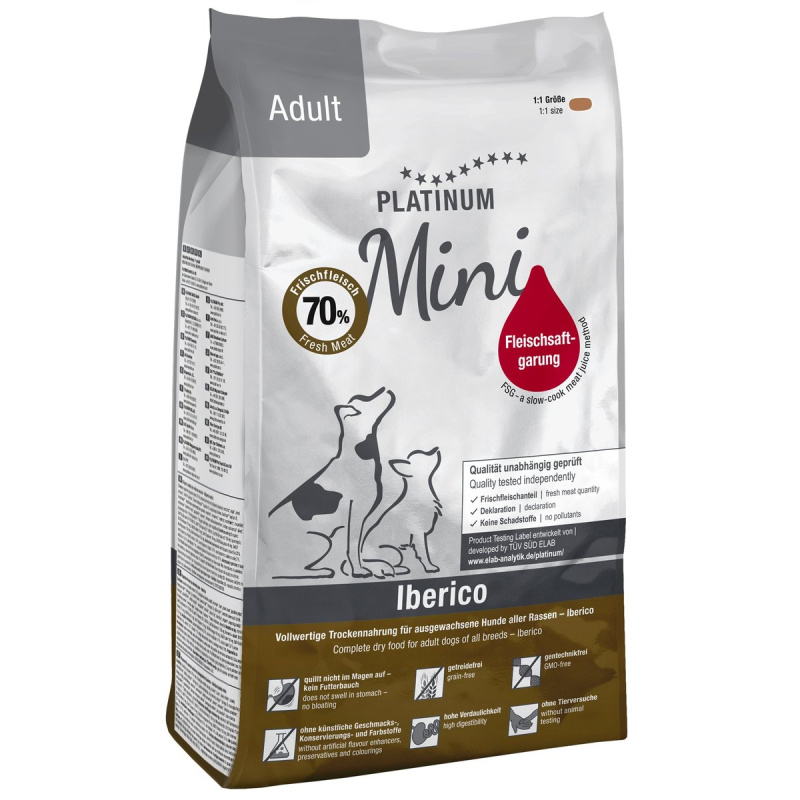Platinum Natural Mini Adult granulované krmivo pro psy kančí