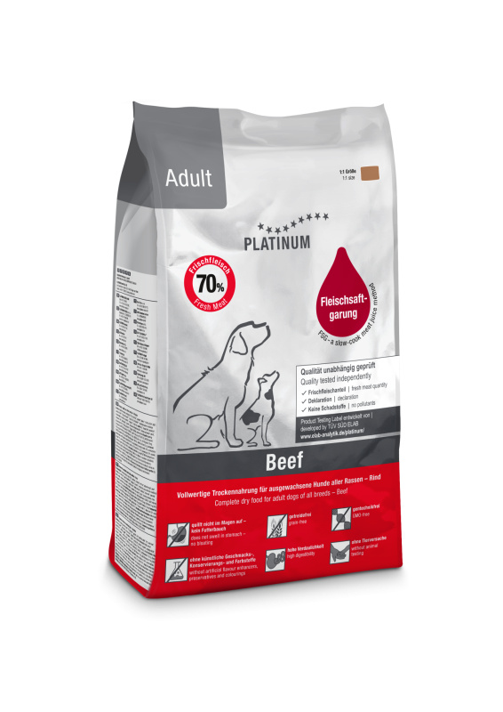 Platinum Adult Beef + Potato 1,5kg