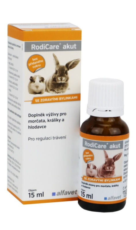 RODICARE Acut pro morčata a králíky 15 ml