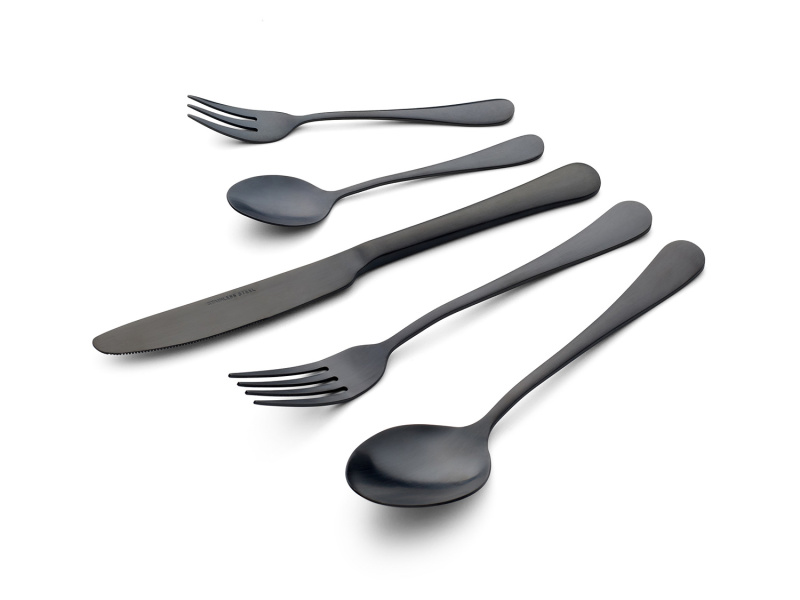 Echtwerk Sada příborů Sorrent, 30dílná (černá)