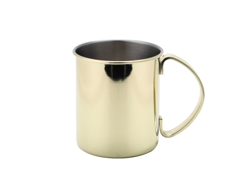 Echtwerk Sada nerezových hrnků Moscow Mule, 2dílná/4dílná (2dílná sada, 1 000 ml, zlatá)