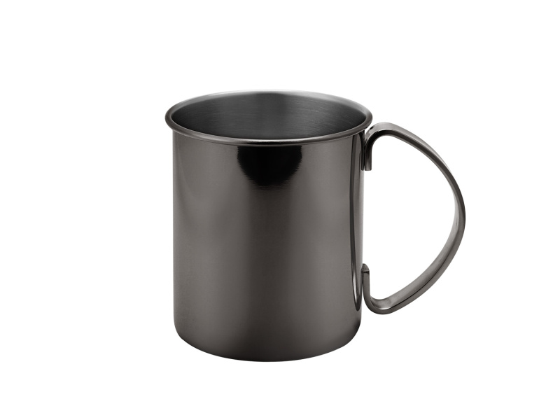 Echtwerk Sada nerezových hrnků Moscow Mule, 2dílná/4dílná (2dílná sada, 1 000 ml, černá)