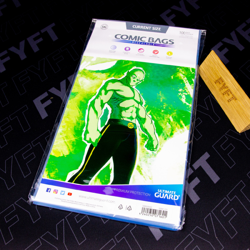 Obaly na komiksy Comic Bags zatváracie (UG) 17,5 x 26,8 cm, 100ks