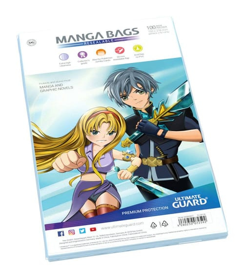 Obaly na komiks MANGA (150 x 218 mm uzavíratelné (Ultimate Guard))