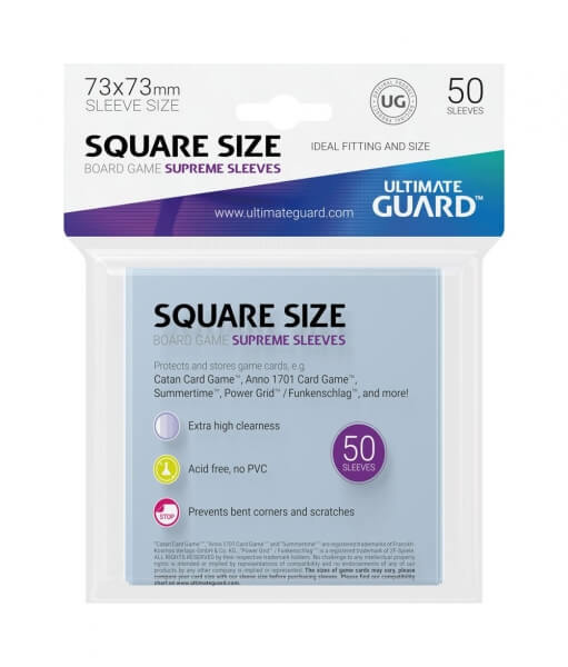 Obaly na karty 73 x 73 mm (Ultimate Guard Supreme)