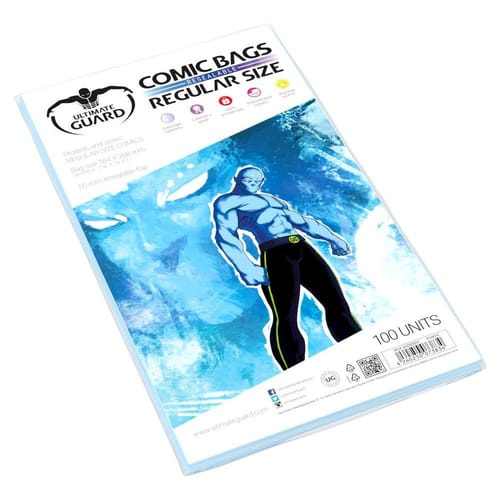 Obaly na komiksy Comic Bags zatváracie (UG) 18,4 x 26,8 cm, 100ks