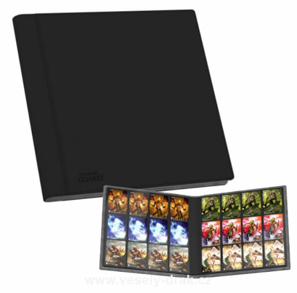 Album na karty QuadRow - Portfolio XenoSkin, barva černá