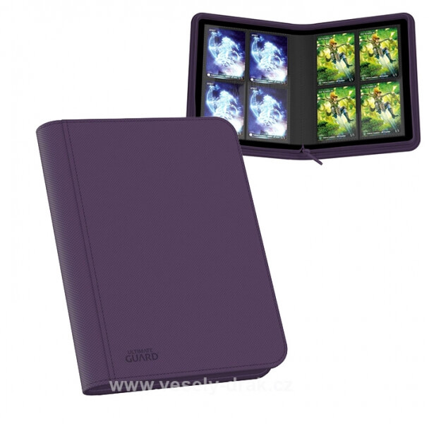 Album na karty A5 - Zipfolio XenoSkin, barva fialová