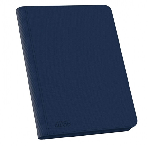 Album na karty A4: 16-Pocket Zipfolio XenoSkin, barva modrá