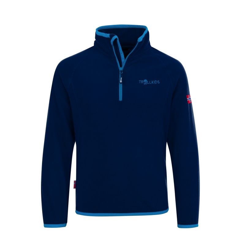 Trollkids Dětská mikina Nordland Half Zip Jr 707-110 92