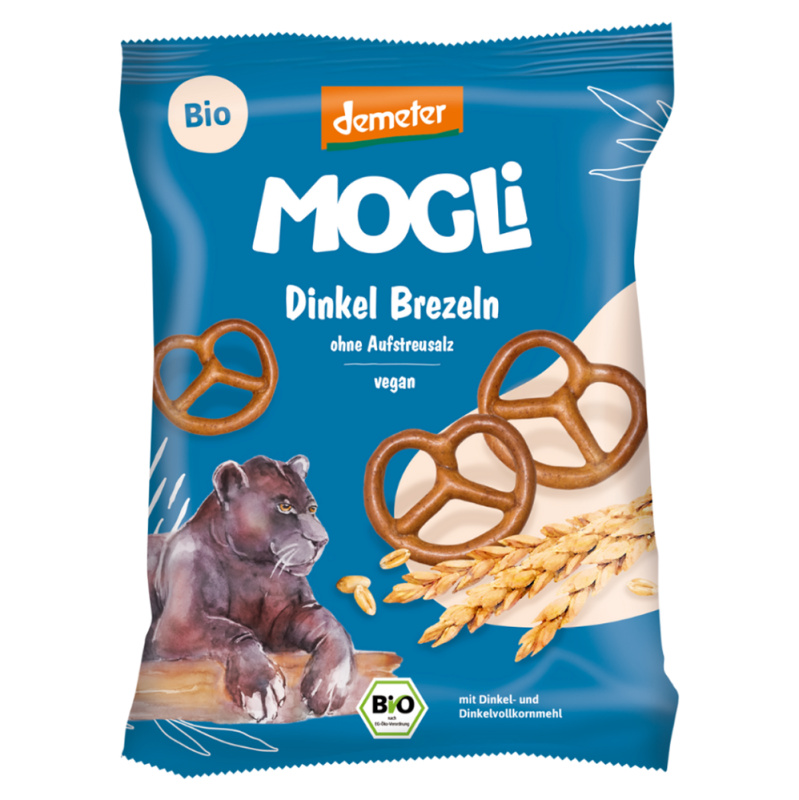 MOGLI Špaldové preclíky s certifikací Demeter 3r+ BIO 50 g