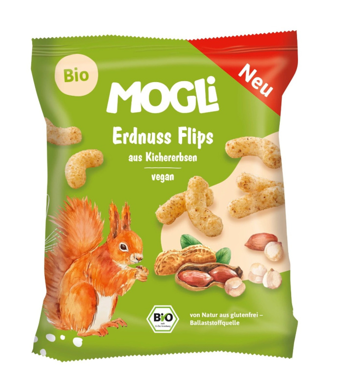 MOGLI Arašídové křupky 3r+ BIO 30 g