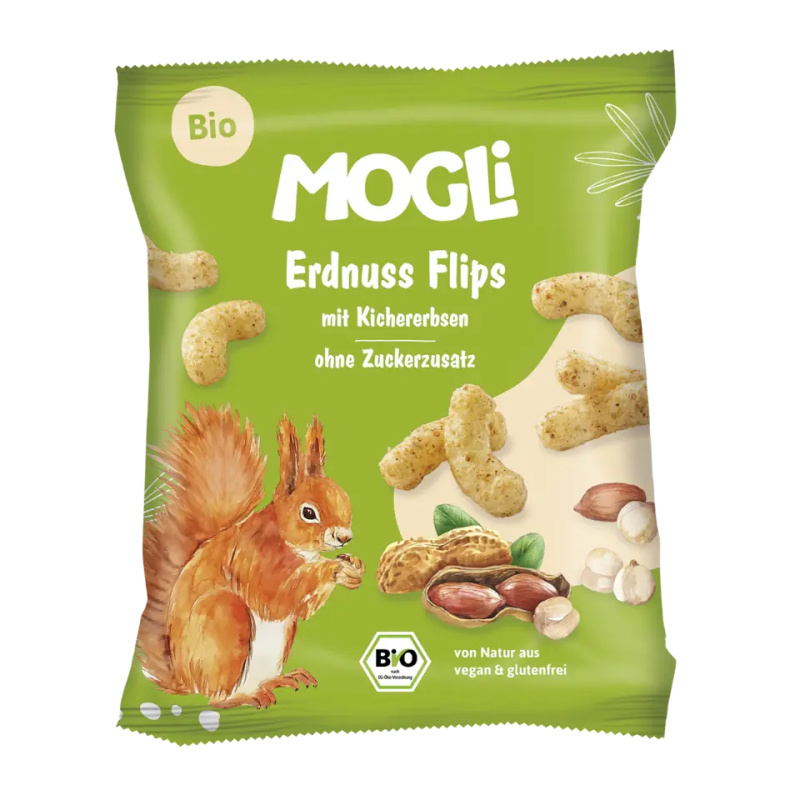 MOGLI Arašídové křupky 3r+ BIO 30 g