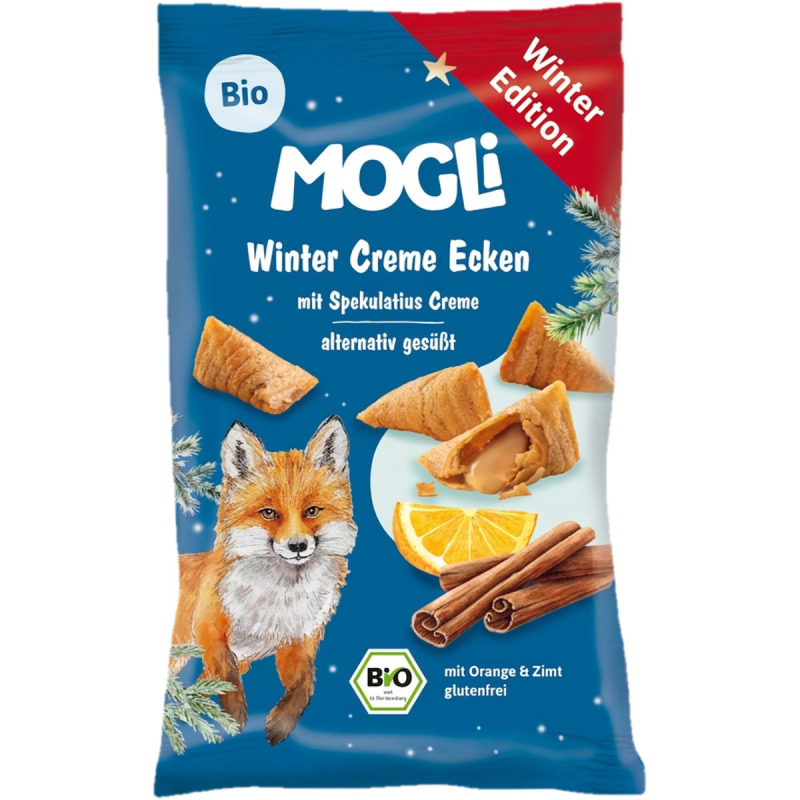 Mogli BIO Plněné taštičky s pomerančovo-skořicovým krémem
