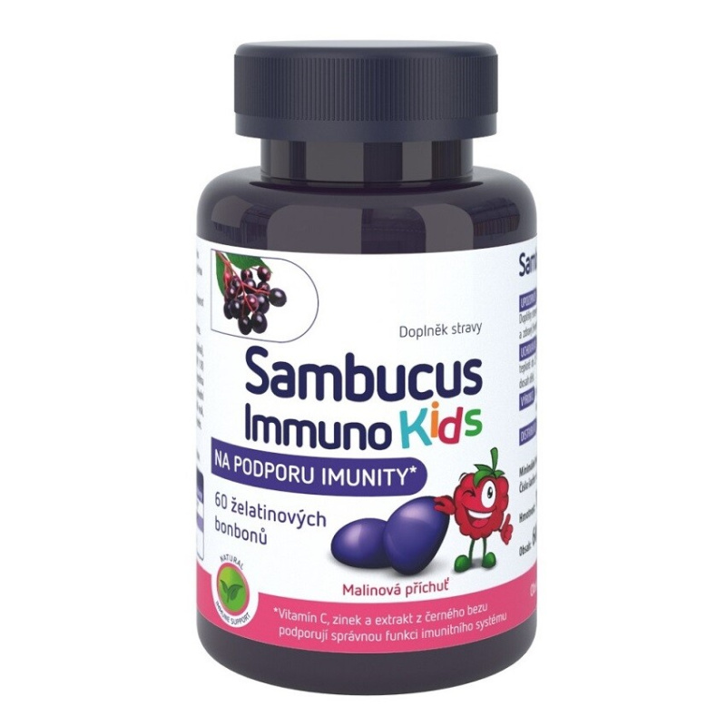 SAMBUCUS IMMUNO Kids 60 želatinových bonbonů