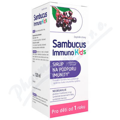 SAMBUCUS IMMUNO Kids sirup 120 ml