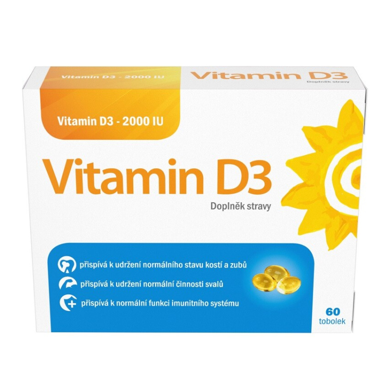 VITAMIN D3 2000IU 60 tobolek
