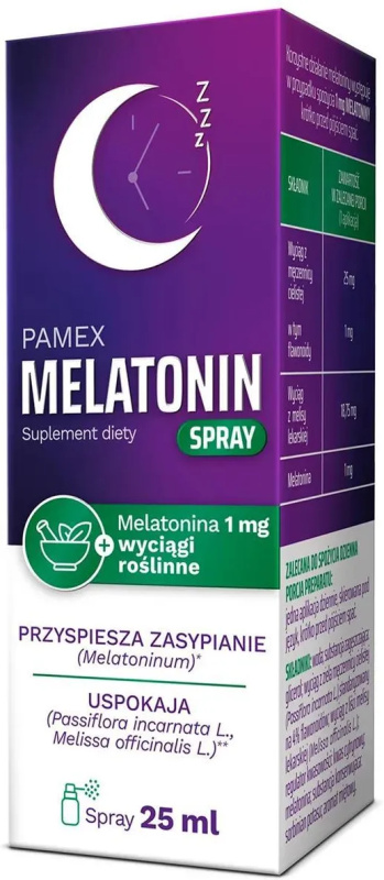 PAMEX Melatonin spray 25 ml