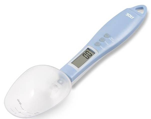 Digitální kuchyňská odměrka ADE KE 1808-1 / přesnost 0,1 g / g/ml / 0,045 l / modrá Varianta: ivi27