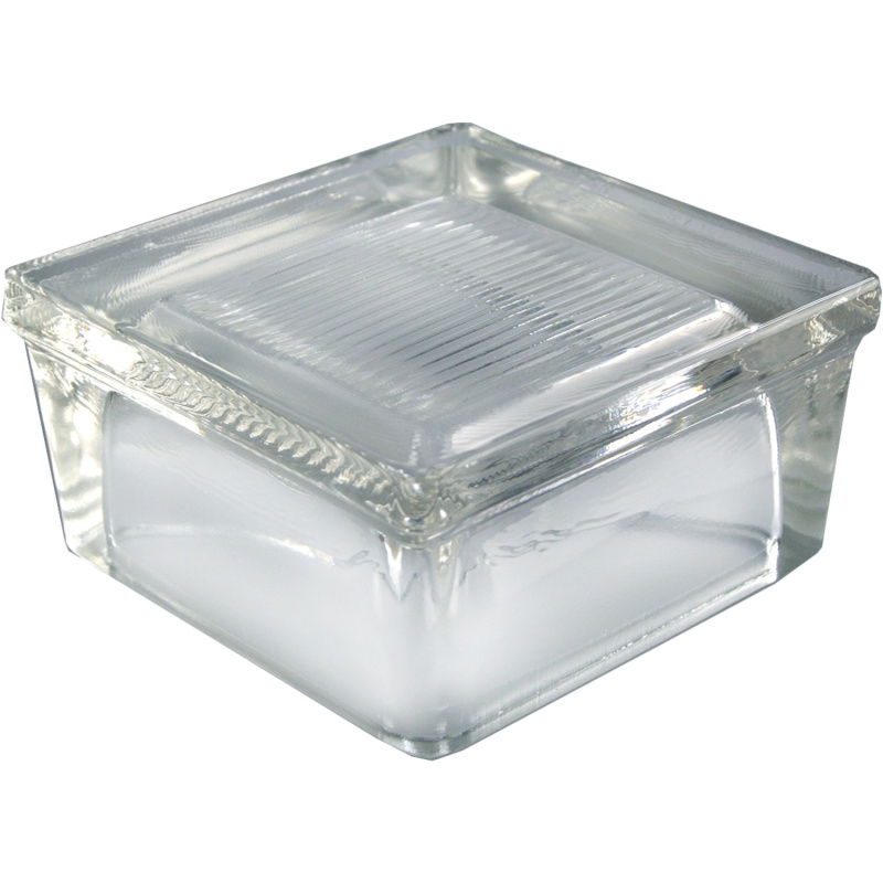Fuchs Design Pochozí luxfera Clear View Crossed lesklá, 12 x 12 x 6 cm