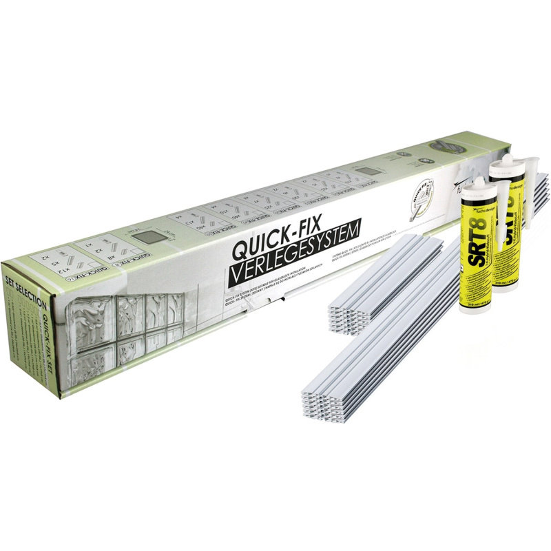 Fuchs Design Montážní sada Quick-Fix pro 16 luxfer o rozměru 24 x 24 x 8 cm