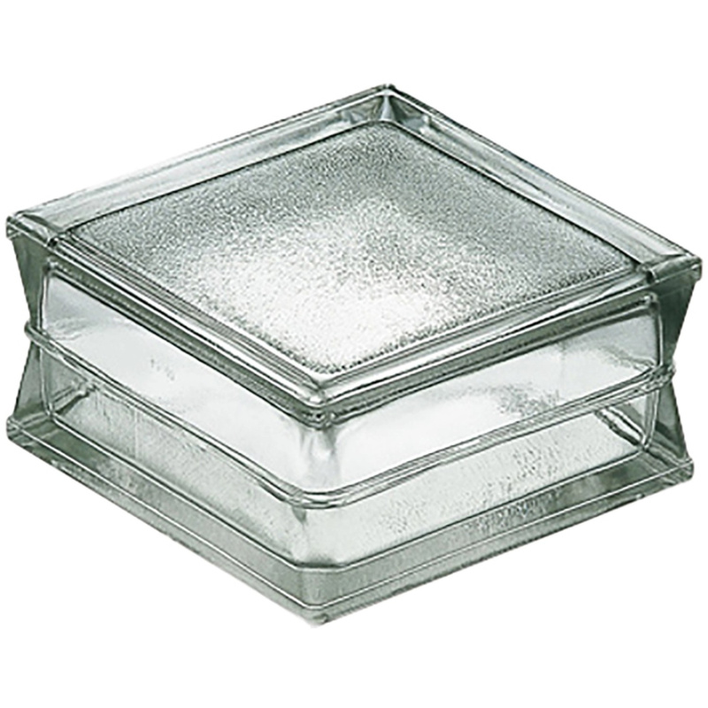 Fuchs Design Pochozí luxfera Hammered lesklá/mléčné sklo, 19 x 19 x 10 cm