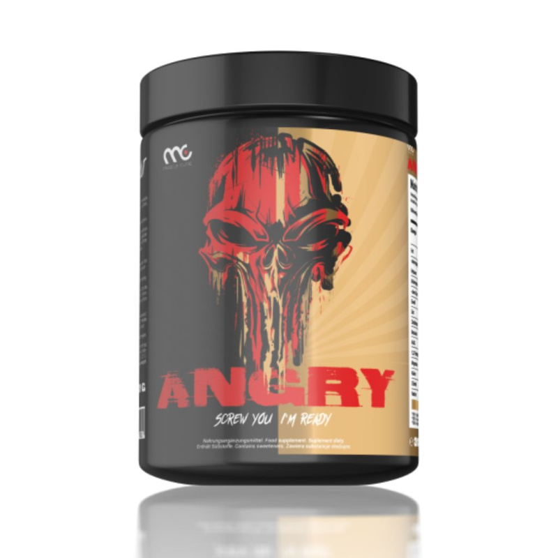 MuscleClinic Angry Pre-Workout, 300 g Příchuť: Limetka