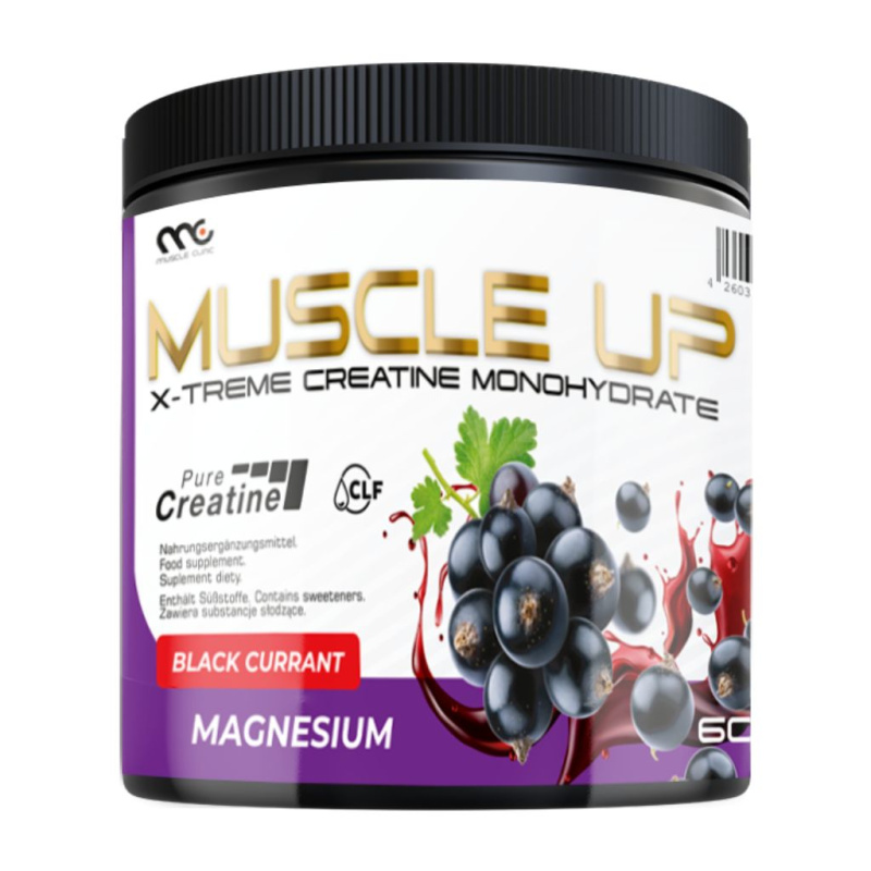 MuscleClinic MuscleUp Creatine, 300 g Příchuť: Černý rybíz
