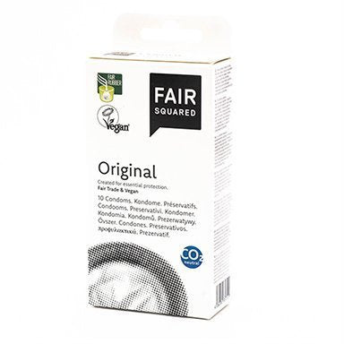 Fair Squared Kondom Original - veganské a fair trade, 10 ks